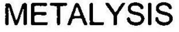 METALYSIS trademark