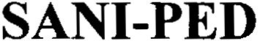 SANI-PED trademark