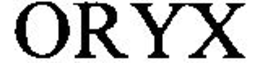 ORYX trademark