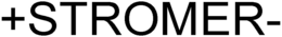 +STROMER- trademark