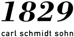 1829 CARL SCHMIDT SOHN trademark