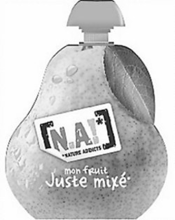 N.A!* NATURE ADDICTS MON FRUIT JUSTE MIXÉ trademark