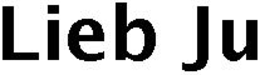 LIEB JU trademark