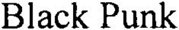 BLACK PUNK trademark