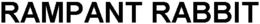 RAMPANT RABBIT trademark