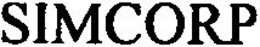 SIMCORP trademark