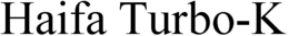 HAIFA TURBO-K trademark