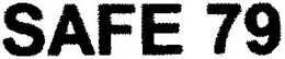SAFE 79 trademark