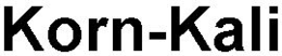 KORN-KALI trademark