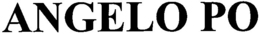 ANGELO PO trademark