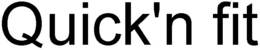 QUICK'N FIT trademark