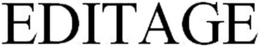 EDITAGE trademark