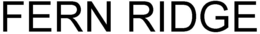 FERN RIDGE trademark