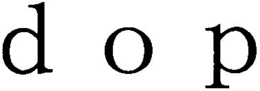 D O P trademark