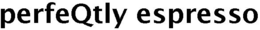 PERFEQTLY ESPRESSO trademark