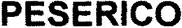 PESERICO trademark