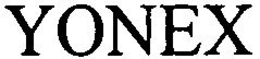 YONEX trademark