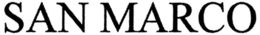 SAN MARCO trademark