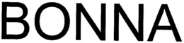 BONNA trademark