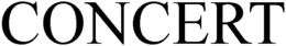CONCERT trademark