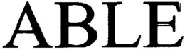 ABLE trademark