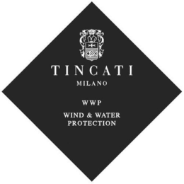 TINCATI MILANO WWP WIND & WATER PROTECTION trademark