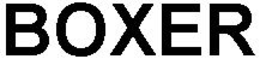 BOXER trademark