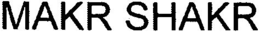 MAKR SHAKR trademark