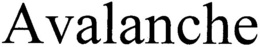 AVALANCHE trademark