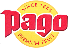 PAGO PREMIUM FRUIT SINCE 1888 trademark
