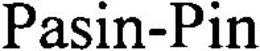 PASIN-PIN trademark