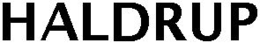 HALDRUP trademark