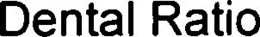 DENTAL RATIO trademark