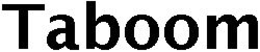 TABOOM trademark