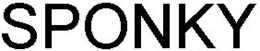 SPONKY trademark