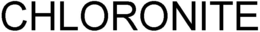 CHLORONITE trademark