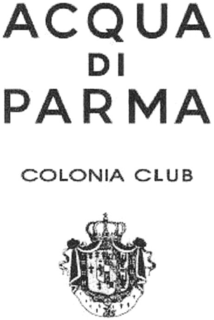 ACQUA DI PARMA COLONIA CLUB trademark