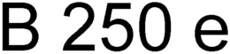 B 250 E trademark