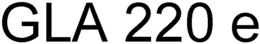 GLA 220 E trademark
