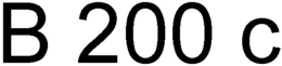 B 200 C trademark