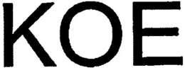 KOE trademark