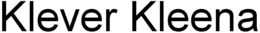 KLEVER KLEENA trademark