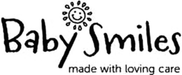 BABY SMILES MADE WITH LOVING CARE trademark