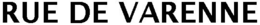 RUE DE VARENNE trademark