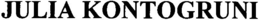 JULIA KONTOGRUNI trademark