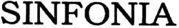 SINFONIA trademark