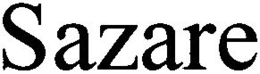 SAZARE trademark