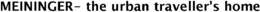 MEININGER- THE URBAN TRAVELLER'S HOME trademark