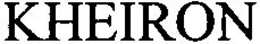 KHEIRON trademark