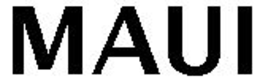 MAUI trademark